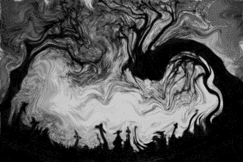 Gif animé gothique cimetière